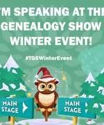 Ankündigung zu THE Genealogy Show: Winter Event 2022 mit dem #TGSWinterEvent